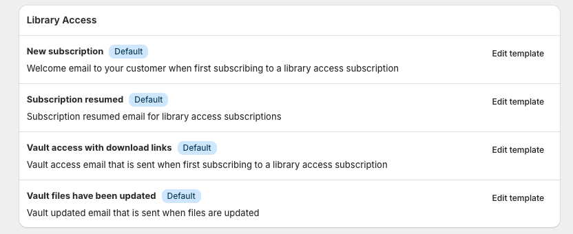 Library Access Emails screenshot 1