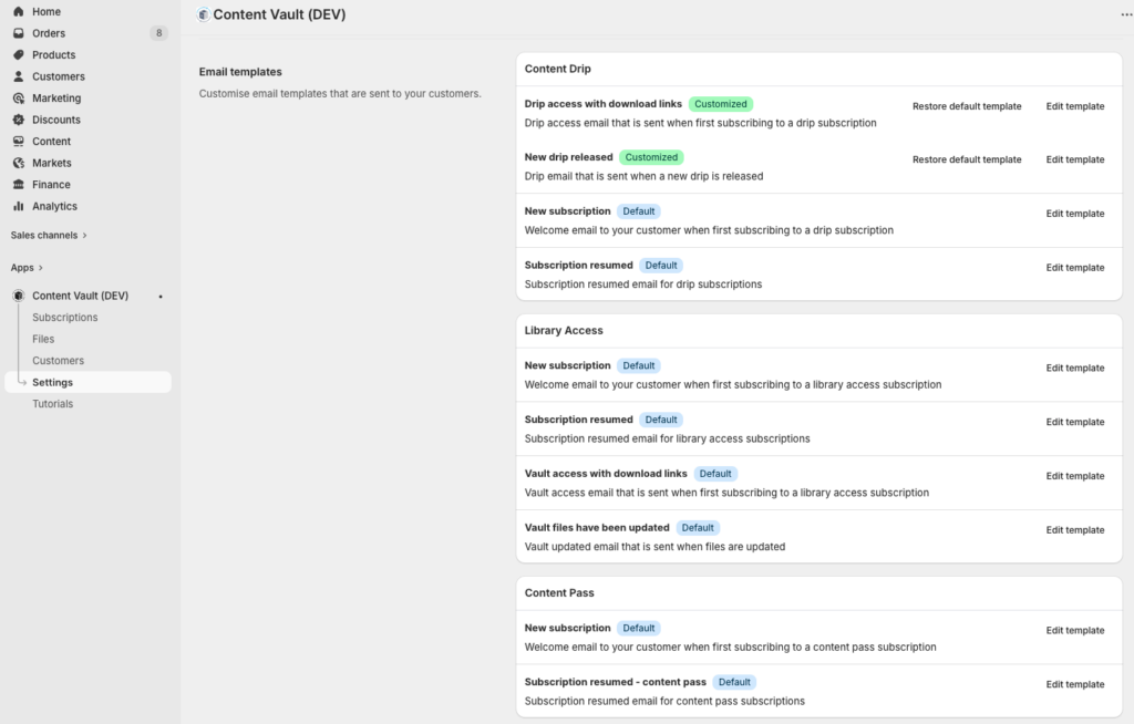 Where to Find Email Templates screenshot 1