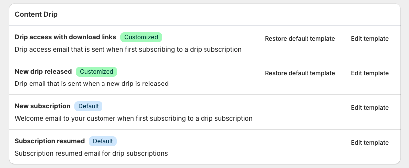 Content Drip Emails screenshot 1